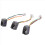 2 set 4P4C RJ9 Cable,3.5mm Smartphone Headset to A 5