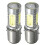 2X 12V BA20D H6 4 COB LED White Bulb Light for Bik 2