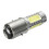 2X 12V BA20D H6 4 COB LED White Bulb Light for Bik 5