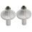 2pcs 1/2Inch Diamond Router Bit Wheel Half Bullnos 1