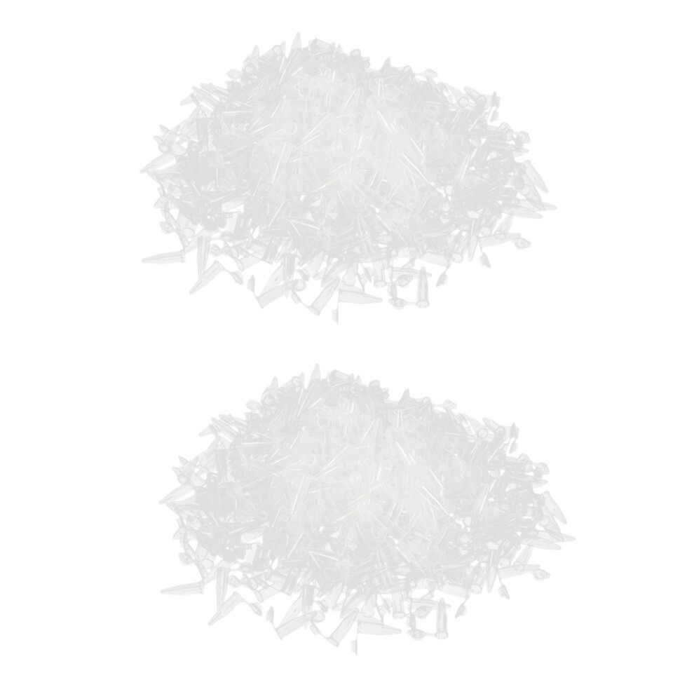 1000 Pcs Laboratory Clear White Mark Printed Plast 4854184457183