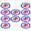 500 PCS Golf Ball Marker 18mm Random Color 2