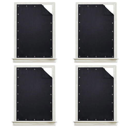 4X Temporary Blackout Blind Curtain for Window Adj 1
