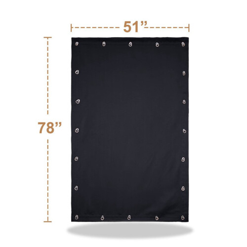 4X Temporary Blackout Blind Curtain for Window Adj 2