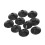 30 x Black Rubber 27mm Suction Cup Clip Sucker for 9