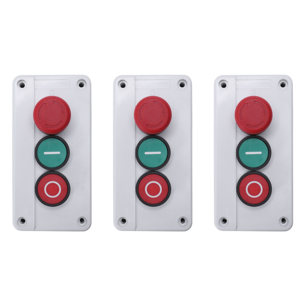 Semoic Red/Green 3X Nc Emergency Stop No Momentary Push B