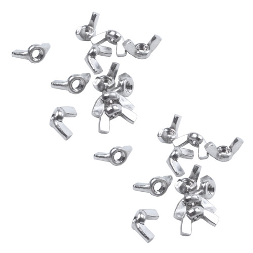 M6 Thread Dia Stainless Steel Wing Nut Butterfly N 1