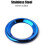 2X Interior Door Audio Speaker Ring Cover Trim for 7