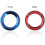 2X Interior Door Audio Speaker Ring Cover Trim for 6