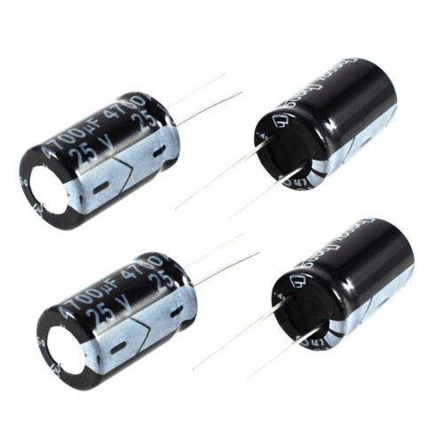 4 Pcs 4700UF 25V 105C Radial Electrolytic Capacito 1