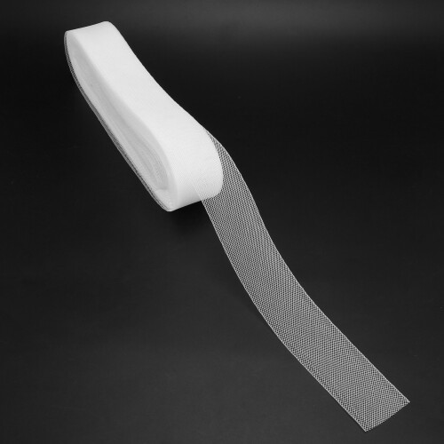 3pcs 50mm 50Yards Flat Stiff Plain Hard Crinoline 2