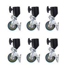 6PCS 22mm Photo Studio Universal Caster Wheel Trip