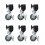 6PCS 22mm Photo Studio Universal Caster Wheel Trip 1