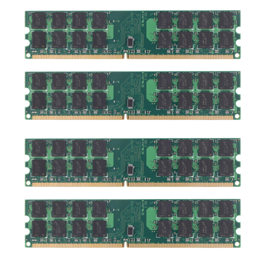 Semoic 4X Ram Ddr2 4Gb 800Mhz Pc2-6400 Memory For Desktop