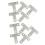 10 Pcs Angle Plate Corner Brace Flat T Shape Repai 1