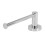2X Wall Mounted Toilet Roll Holder Polished Chrome 5