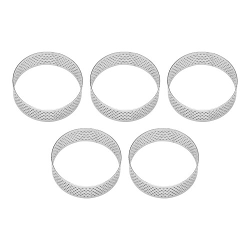 20Pcs 6cm Circular Tart Ring Dessert Stainless Ste 2
