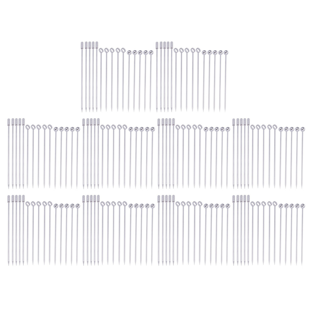 Stainless Steel Cocktail Picks Set (Pack Of 150) Semoic