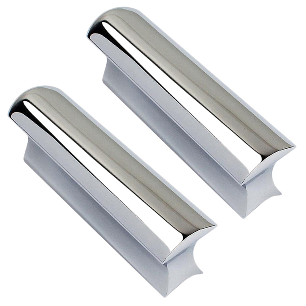 2X Guitar Slide Steel Solid Stainless Tone Bar Haw 4854184400394
