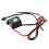 2X Red-Black Cable DC 12V EL Wire Neon Glow Strip 3