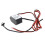 2X Red-Black Cable DC 12V EL Wire Neon Glow Strip 4