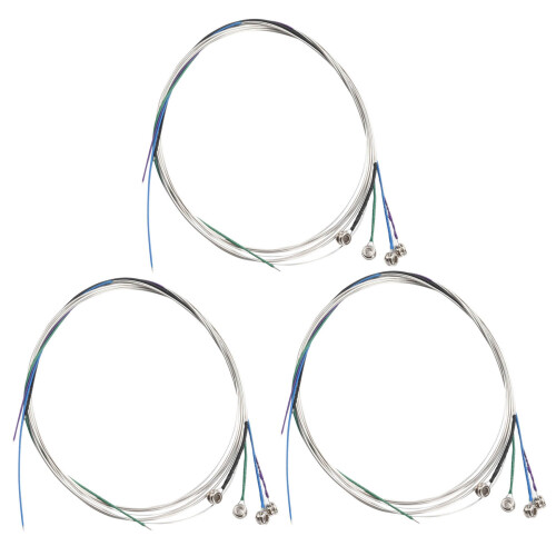 12Pcs Violin Strings E-A-D-G Steel+ Wire Musical I