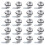 20X Alloy Code Combination Cam Lock Keyless Post M 2