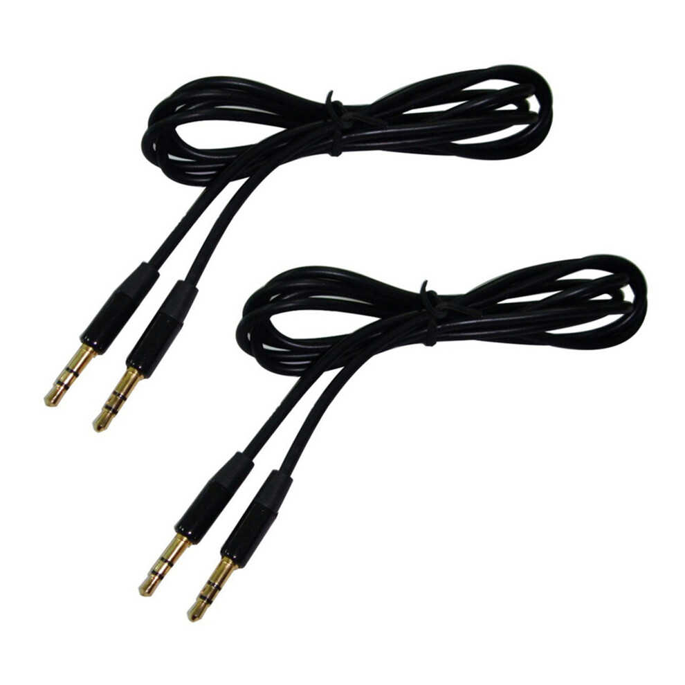 2Pcs 3.5Mm Auxiliary Aux Male To Stereo Cord Audio 4854184405467