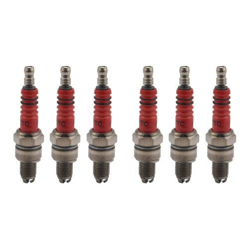 6Pcs A7TC, Triple Electrode for GY6 50 Cc 70Cc 90 1