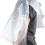 500Pcs PE Apron Disposable Long Barber Cloth Perm 4