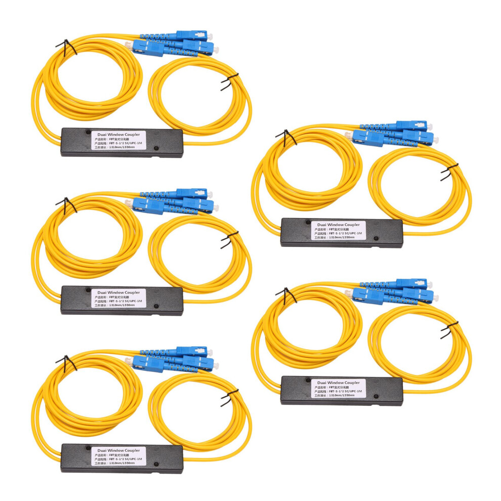 5X Ftth Sc Upc 1X2 Plc Singlemode Fiber Optical Sp 4854184402718