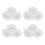 4Pcs Path Mold Maple Leaf Concrete Manually Plasti 2
