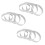 12Pcs Circular Porous Tart Ring Bottom Tower Pie C 1
