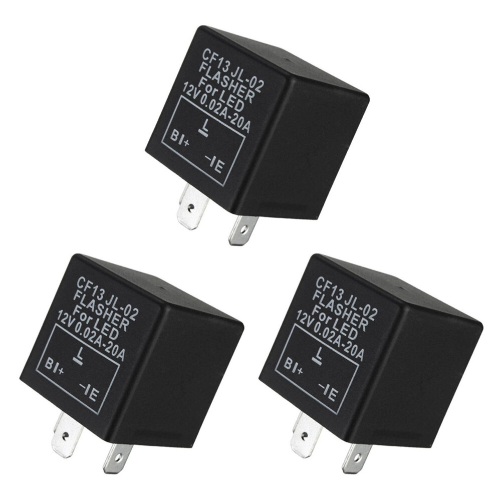 3X Car 3-Pin -13 Electronic Led 12V Flasher Relay 4854184419204