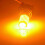 4Pcs Chrome 7440 T20 144SMD Amber Canbus Error Fre 9