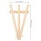72 Pack Mini Wood Display Easel Easels Set for Pai 6