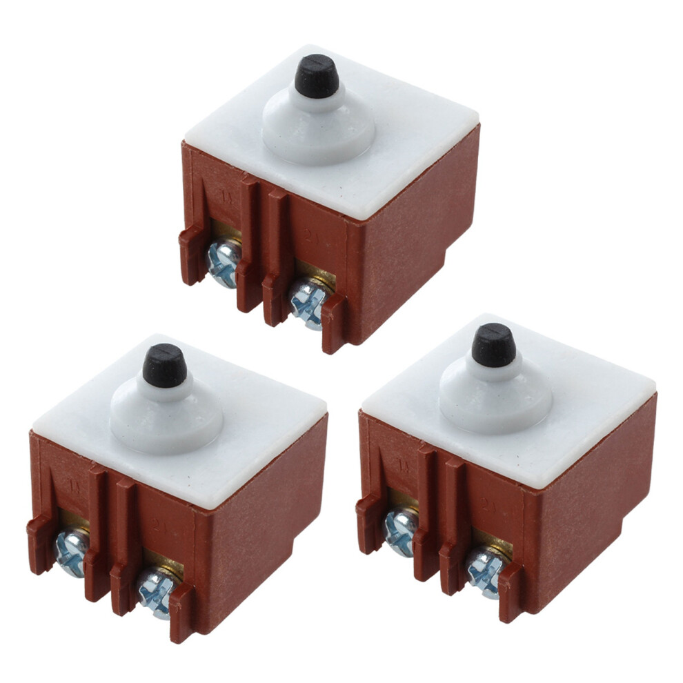 3X Angle Grinder Ac 250V 6A 125V/12A Dpst Pushbutt 4854184407041