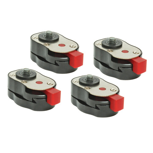 4X Professional 1/4Inch Mini Quick Release Plate S 1