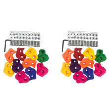 20Pcs Mixed Color Plastic Children Kids Rock Climb