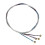 80Pcs A Set of Violin Strings E-A-D-G Core Steel+ 4