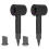 2X Black Soft Silicone Protective Cover for Hair D 2
