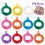 384 Pieces Potholder Loops Weaving Craft with Mult 7