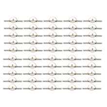 50Pcs Door Window Cupboard Drawer Bin Single Nylon