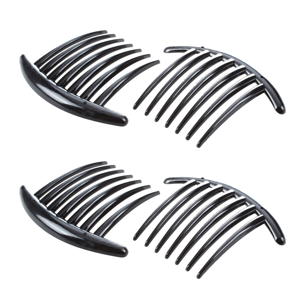 Semoic 4Pcs Hair Comb Pin Accessories Plastic Women Lady