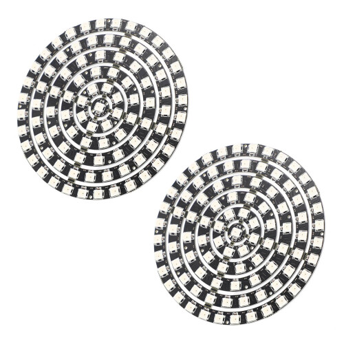 2X WS2812 SK6812 Radius 110mm LED Ring 5050 DC5V D