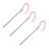 3Pcs 10mm x 270mm Single End Heating Elements 220V 2