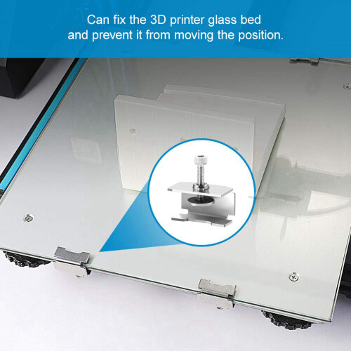 Glass Bed Clip Compatible with 3/3 Pro/V2/3S, 5/Pr 2