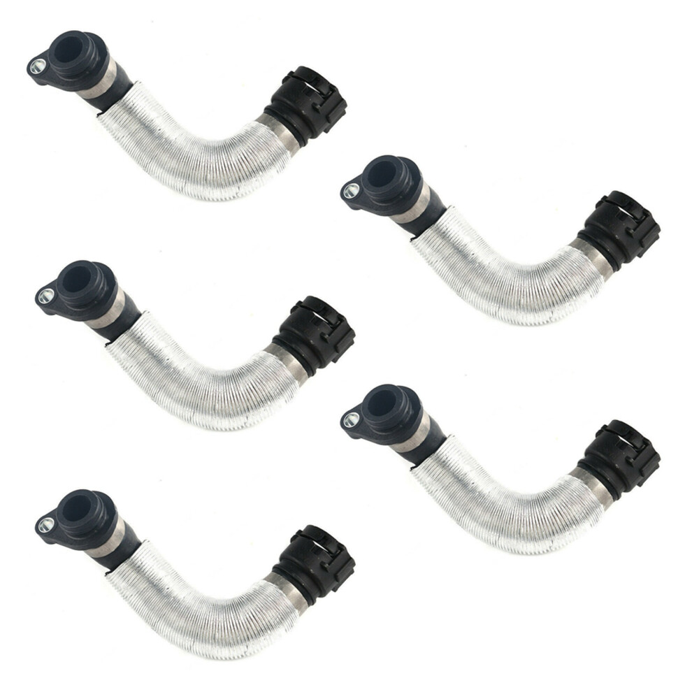 5X 11537572159 Radiator Coolant Hose Water Pipe Fo Black 4854184438007