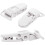 20Pcs Baby Kids T-Shape Plastic Pacifier Clips Soo 4