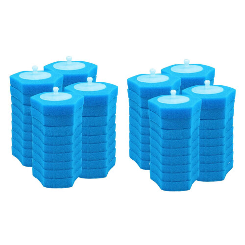 72 Pcs Toilet Brush Replacement Head,Toilet Stick